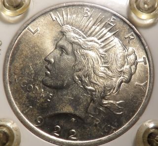 1922p PEACE SILVER DOLLAR 1922p Peace Silver Dollar. Starting Bid $30. Auction Estimate $30 - $100.