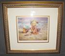 LUCELLE RAAD "BEACH BLONDE" SERIGRAPH Framed, Limited Edition Serigraph by Lucelle Raad. Titled "Beach Blonde" and numbered 538 of 950. Frame measures 18-3/4" tall x 20-1/2" wide. Condition is good. No damage. Starting Bid $10. Auction Estimate $80 - $120.    