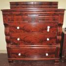  ANTIQUE EMPIRE CHEST of DRAWERS