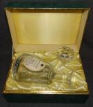 COURVOISIER BACCARAT CRYSTAL DECANTER Courvoisier Baccarat Crystal Decanter in Original, Luxury Presentation Box. The Brandy of Napoleon. Overall condition is very good. No damage. Starting Bid $80. Auction Estimate $120 - $200.  