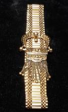 ANTIQUE 14kt GOLD BRACELET Antique 14kt Gold Bracelet. Approximately 1.63 ounces.  Measures 8". Condition is very good. No damage. Starting Bid $2,000. Auction Estimate $2,000 - $3,500.    